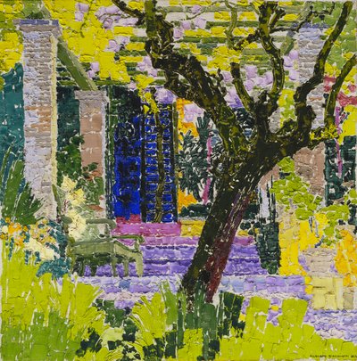 Żywa Wioska; Le Village Anime, ok. 1923 autorstwa Gustave Loiseau