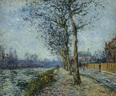 Oise w Pontoise; Oise w Pontoise, 1900 autorstwa Gustave Loiseau
