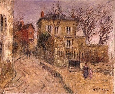 Wiejska Droga (olej na płótnie) autorstwa Gustave Loiseau