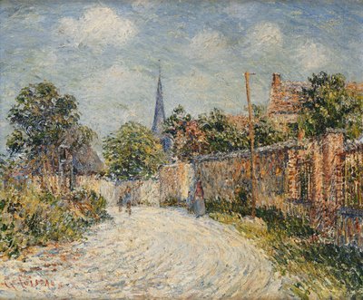 Ulica Wiejska; Wiejska ulica, autorstwa Gustave Loiseau