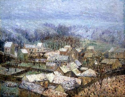 Zima w Pontoise (olej na płótnie) autorstwa Gustave Loiseau
