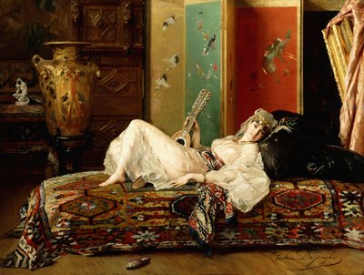 Leżąca odaliska, autorstwa Gustave Léonard de Jonghe