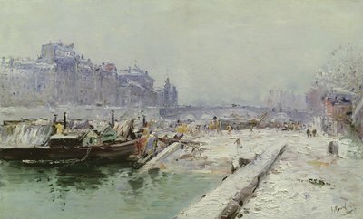 Cite Under Snow Island autorstwa Gustave Madelein