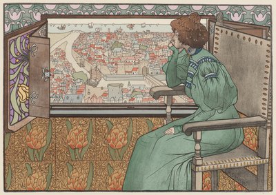 Solveig, około 1897 r. autorstwa Gustave Max Stevens