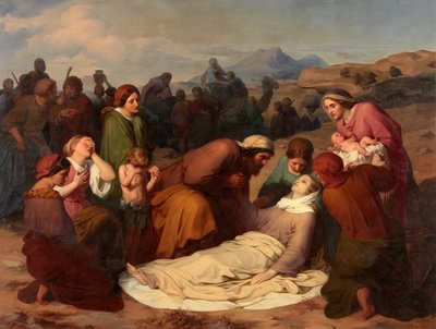 Śmierć Racheli autorstwa Gustave Metz