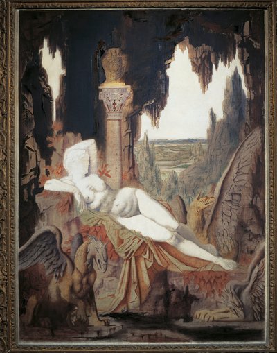 Francja, Paryż, Fee aux Griffons autorstwa Gustave Moreau
