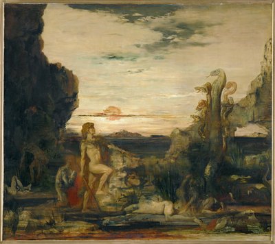 Herkules i Hydra z Lernae (obraz na płótnie) autorstwa Gustave Moreau