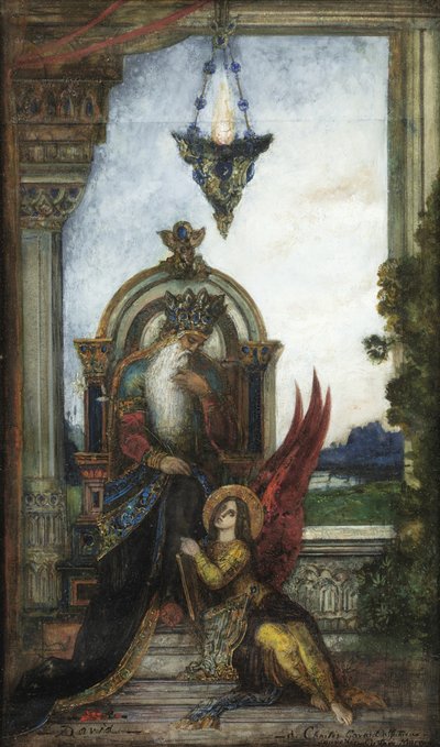 Król Dawid autorstwa Gustave Moreau