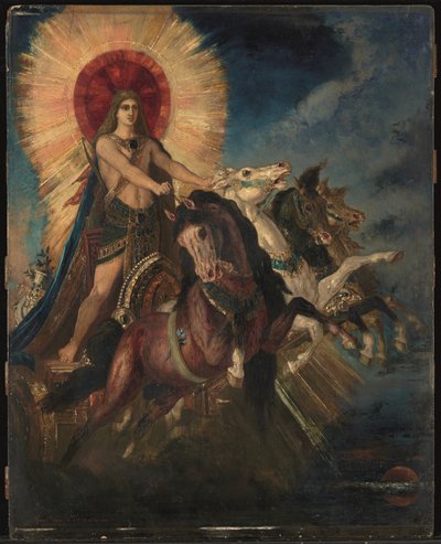 Rydwan Apolla lub Febus-Apollo (olej na panelu) autorstwa Gustave Moreau