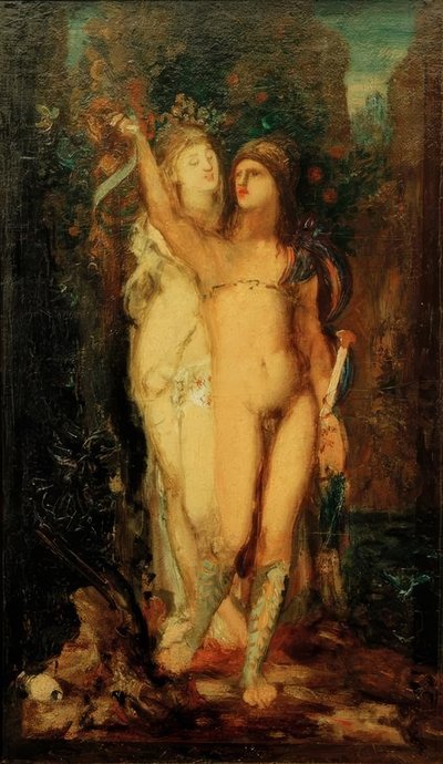 Medea i Jason autorstwa Gustave Moreau