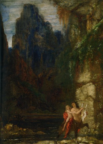 Moreau - Edukacja Achillesa autorstwa Gustave Moreau