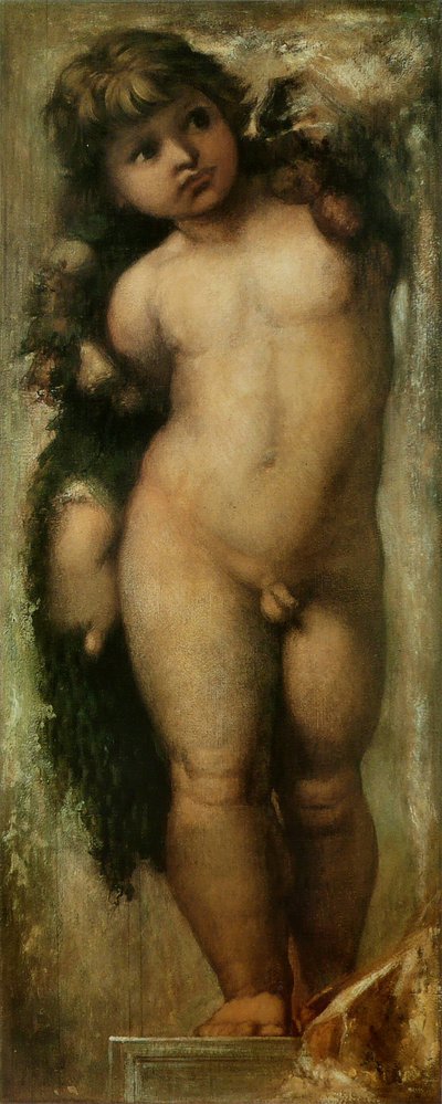 Putto według Rafaela. Kopia putta Rafaela z Akademii Świętego Łukasza w Rzymie. autorstwa Gustave Moreau