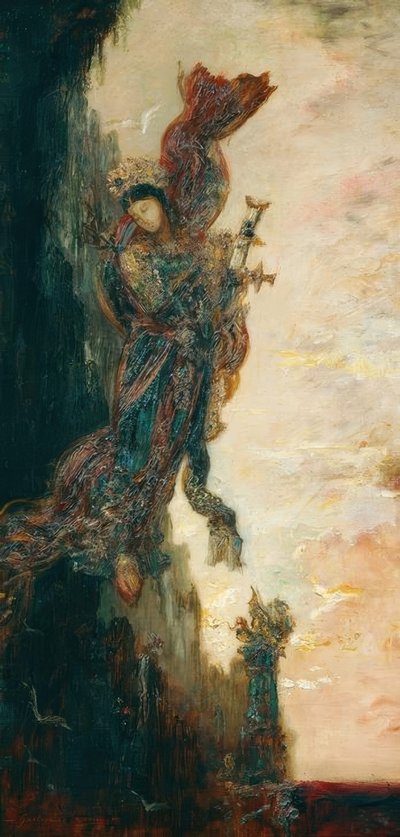 Sapho tombant autorstwa Gustave Moreau