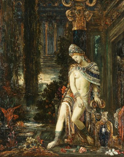 Zuzanna i starsi, c.1895 autorstwa Gustave Moreau