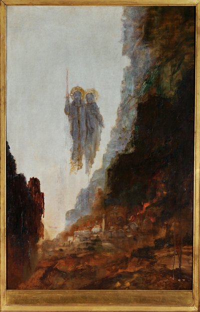 Aniołowie Sodomy autorstwa Gustave Moreau
