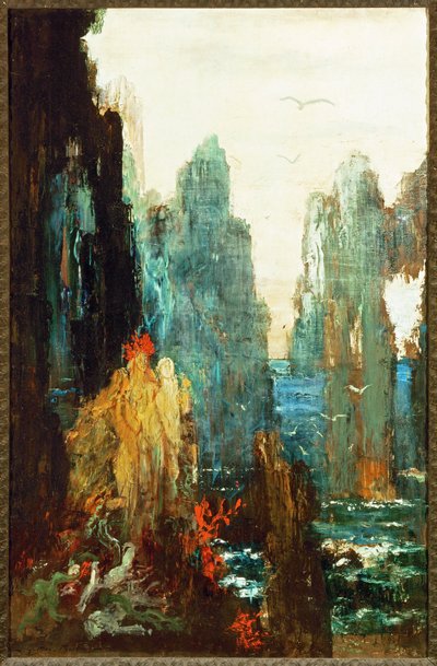 Syreny (obraz na płótnie) autorstwa Gustave Moreau