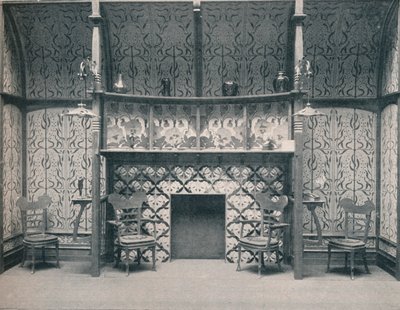 Inglenook zaprojektowany przez G. Serrurier, 1898 autorstwa Gustave Serrurier Bovy