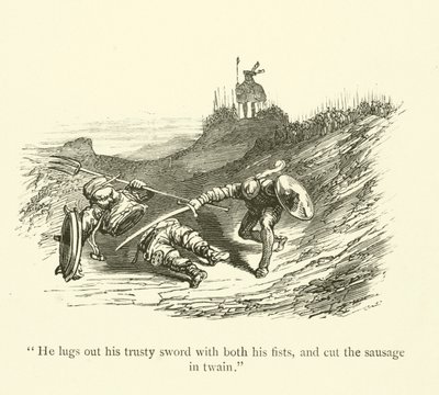 Ilustracja do dzieł Rabelais autorstwa Gustave after Dore
