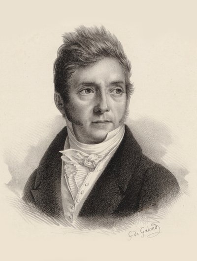 Portret kompozytora Pierre Jacques Joseph Rode 1774-1830. autorstwa Gustave de Galard