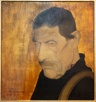 Głowa człowieka-Nandje Hooft autorstwa Gustave Van de Woestyne