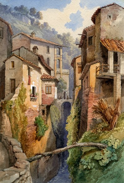 Lukka, Toskania, Włochy, 1850. autorstwa Gustavo Witting