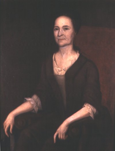 Pani Gustavus Hesselius (Lydia Getchel Hesselius), ok. 1740 (olej na płótnie) autorstwa Gustavus Hesselius