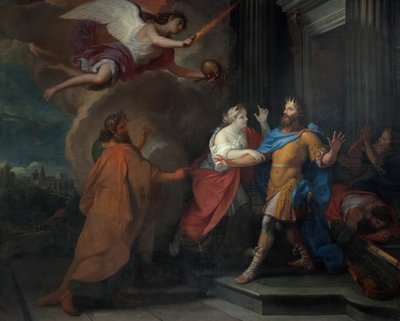 Plaga za panowania Dawida, 16751700. autorstwa Guy Louis Vernansal