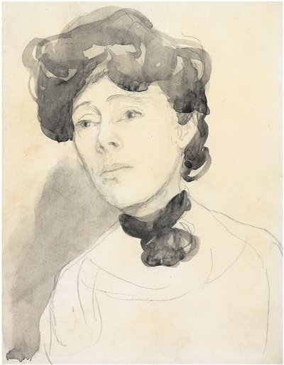 Portret damy, ok. 1930 r. 1909-1910 autorstwa Gwen John