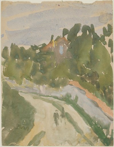 „Rue Terre Neuve, Meudon”, 1896-1939 autorstwa Gwendolen Mary John