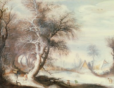 Zimowy krajobraz autorstwa Gysbrecht Lytens or Leytens