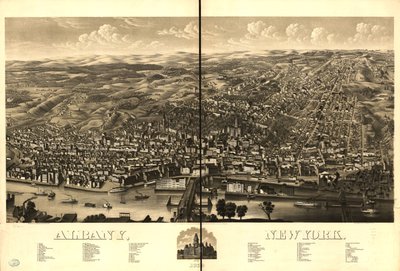 Albany, Nowy Jork 1879. autorstwa H.H. Rowley and Co.; Beck and Pauli
