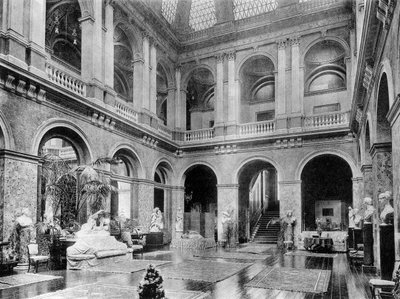 Wielka Sala, Dom Bridgewater, 1908. autorstwa HN King
