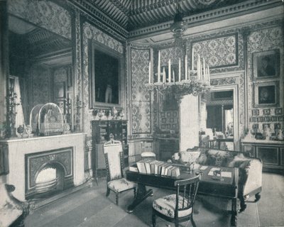 Pokój do pisania Prince Consorts w Pałacu Buckingham, c1899, 1901 autorstwa HN King