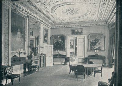 Jadalnia Queens w Osborne House, ok. 1899, 1901 r. autorstwa HN King