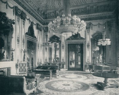 Biały Salonik w Pałacu Buckingham, c1899, 1901 autorstwa HN King