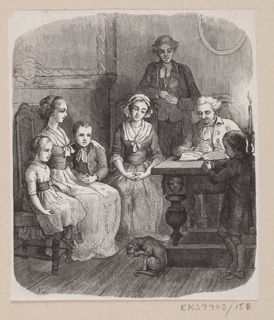 Ilustracja do „Wszystko na swoim miejscu” w H.C. Andersen, „Baśnie i historie”, tom 2 autorstwa H.P. Hansen