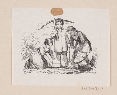 Ilustracja do „Den lille Idas Blomster” w H.C. Andersen, „Baśnie i historie”, tom 1 autorstwa H.P. Hansen