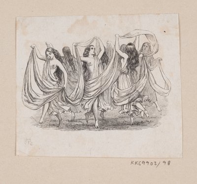 Ilustracja do „Elverhøi” w H.C. Andersen, „Baśnie i historie”, tom 2 autorstwa H.P. Hansen
