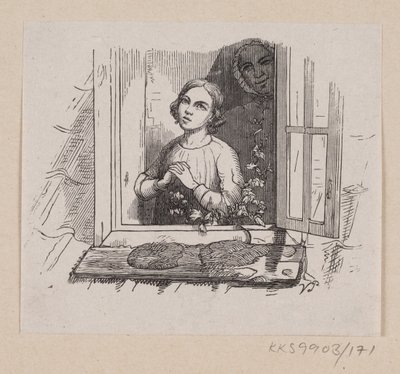 Ilustracja do „Pięciu z strąka grochu” w H.C. Andersen, „Baśnie i historie”, tom 2 autorstwa H.P. Hansen