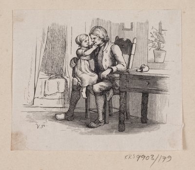 Ilustracja do "Ib i mała Christine" w H.C. Andersen, „Baśnie i historie”, tom 2 autorstwa H.P. Hansen