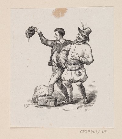 Ilustracja do „Nowych szat cesarza” w H.C. Andersen, „Baśnie i historie”, tom 1 autorstwa H.P. Hansen