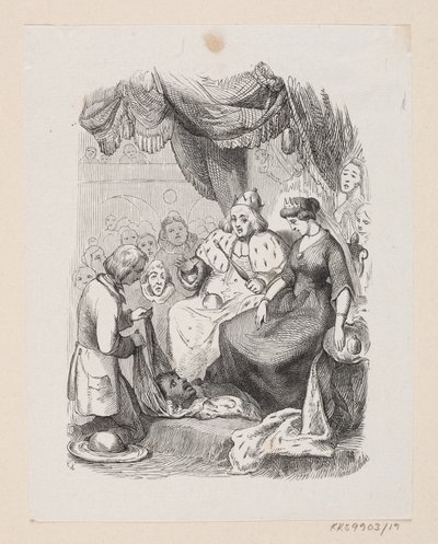 Ilustracja do „Towarzysza podróży” w H.C. Andersen, „Baśnie i historie”, tom 1 autorstwa H.P. Hansen