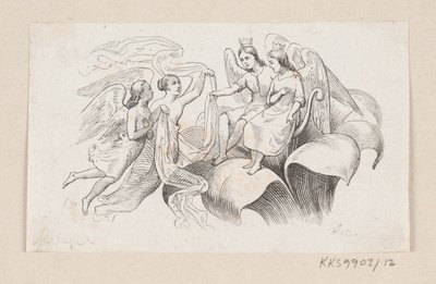 Ilustracja do „Tommelise” w H.C. Andersen, „Baśnie i historie”, tom 1 autorstwa H.P. Hansen
