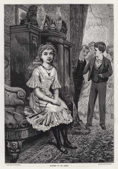 Czekam na pytanie (grawerunek) autorstwa H.W. (after) Petherick