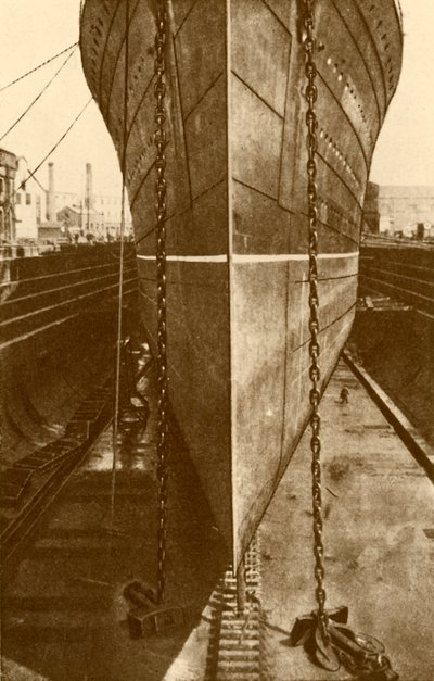 Mauretania w Suchym Doku, ok. 1930. autorstwa H. Aslin