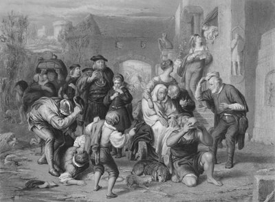 Siedem wieków człowieka takiego, jaki lubisz, ok. 1870 r. autorstwa H. Bourne