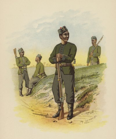 Trzeci Goorkhas autorstwa H. Bunnett