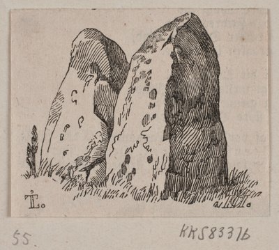 Ilustracja do „Kamiennych pomników” autorstwa H. C. Henneberg