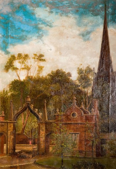 Tudor Gateway, Aston Hall, 1895. autorstwa H E Pountney