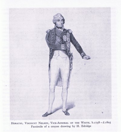 Horatio, wicehrabia Nelson, z British Adventure wydanego przez Collins autorstwa H. Eldridge